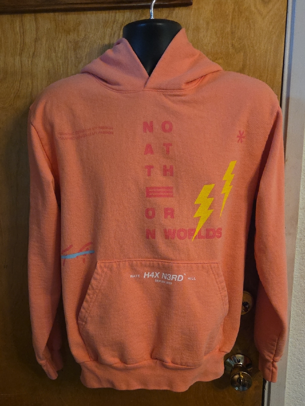 H4X x Nate Hill Graphic Pulliver Hoodie Size Small
